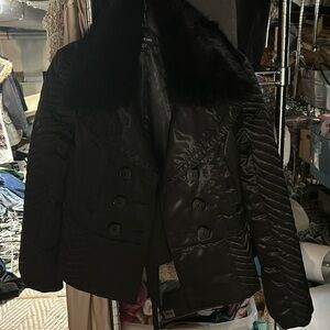 Bebe black coat